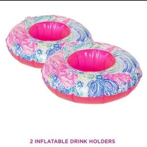 Lilly Pulitzer inflatable drink holders